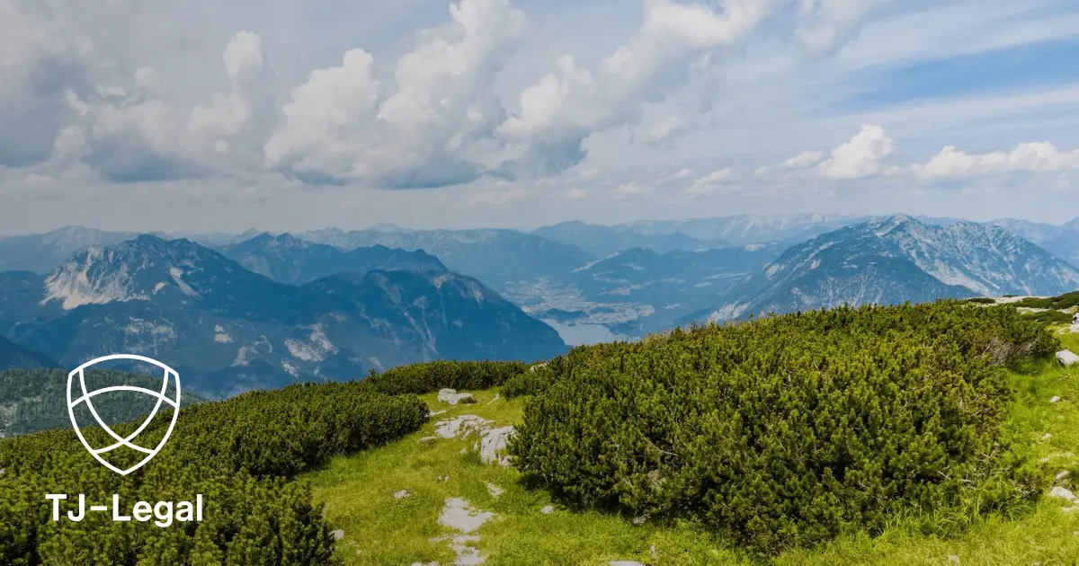výhľad na rakúske hory
